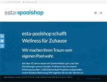 Tablet Screenshot of esta-pools.de